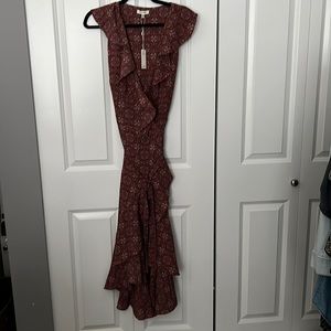 Max Studio Maxi wrap Dress. Size Large.